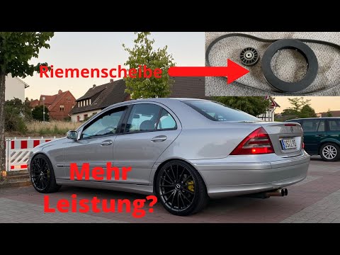 Kompressor Kit| Pulley| Motor Tuning| Soundcheck| Zeiten messen| Mercedes Benz| C Klasse| Louis W203