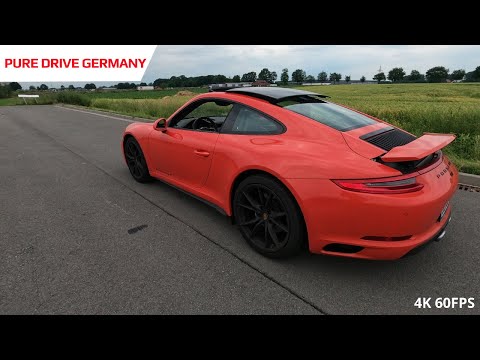 PORSCHE CARRERA 4 (370ps) - pure SOUND 4K 60FPS by puredrivegermany