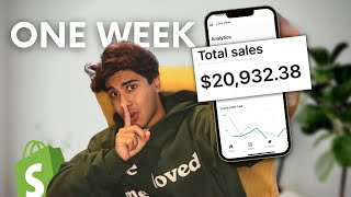 $0-$20,000 in 7 Days Dropshipping With NO MONEY