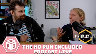 The No Pun Included Podcast Live at Virtually Expo