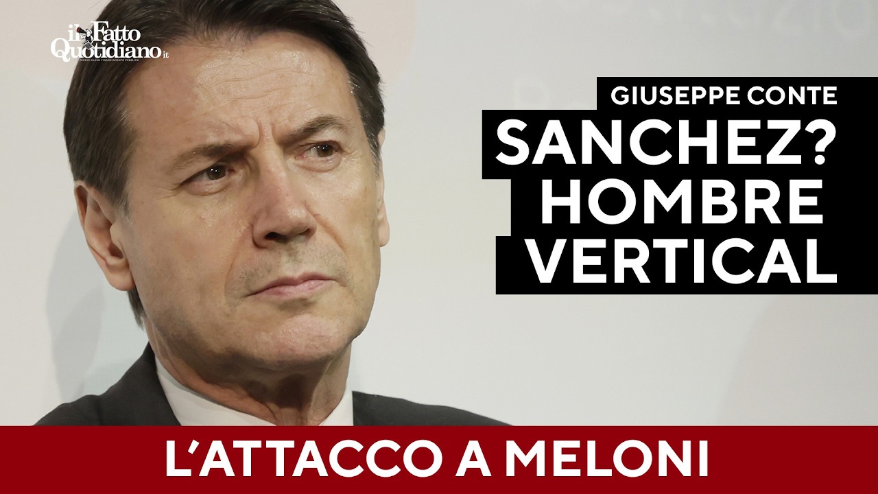 Conte incorona Sánchez: “Un hombre vertical, serio e dalla schiena dritta"