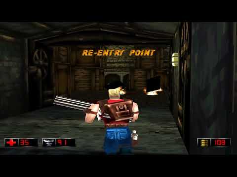 Duke Nukem: Time To Kill (PSX) Walkthrough #01 - mission 1