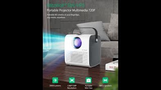 סקירה מקרן קומפקטי  BlitzWolf BW VP5