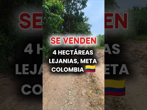 SE VENDEN 4 HECTÁREAS EN LEJANÍAS, META COLOMBIA 🇨🇴