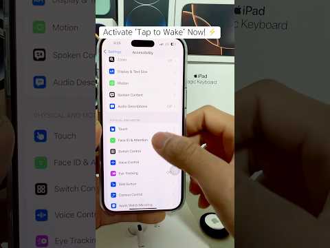 🚨 Double Tap to Wake iPhone: INSTANT Screen ON Trick! (2025)