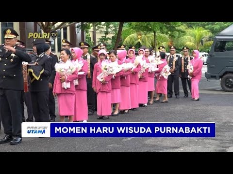 MOMEN HARU WISUDA PURNABAKTI 24 PERSONEL POLDA SULBAR
