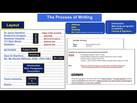 D1 - OET Writing - Criteria & Writing Process  (Letter Layout)
