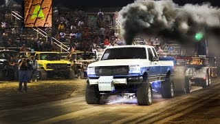 preview picture of video 'Truck Pull #7 - Ogden, Utah 2014 - United Pullers'