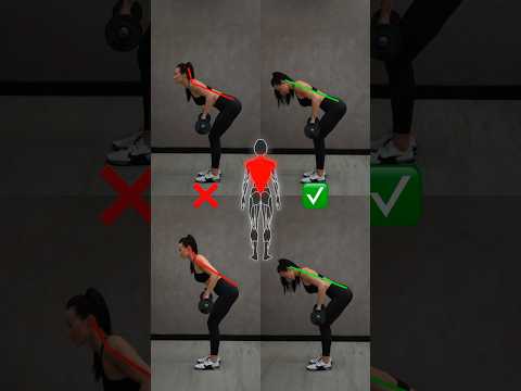 Technique tips ✅ Bent over row! #shorts