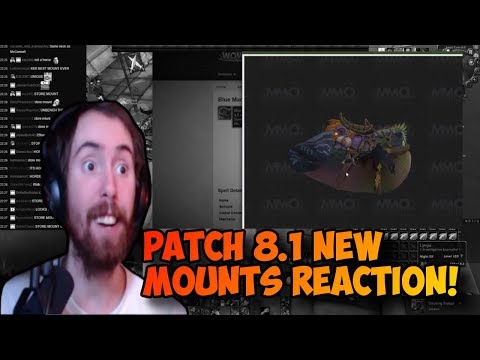 Asmongold and Mcconnellret reacts to NEW MOUNTS, bfa patch 8.1!