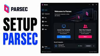 How To Setup Parsec (Step By Step Guide)