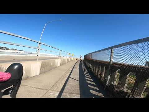 #StreetTourSF: Bike path next Larkspur Ferry to Kentfield San Anselmo Town Marin in California