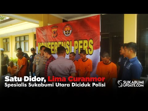Video: Satu Didor, Lima Curanmor Spesialis Sukabumi Utara Diciduk Polisi