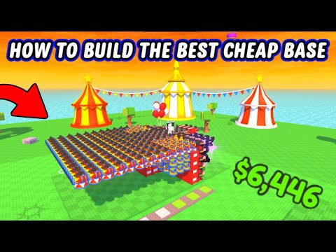 HOW TO BUILD THE STRONGEST CHEAP BASE IN *BUILD UR BASE*
