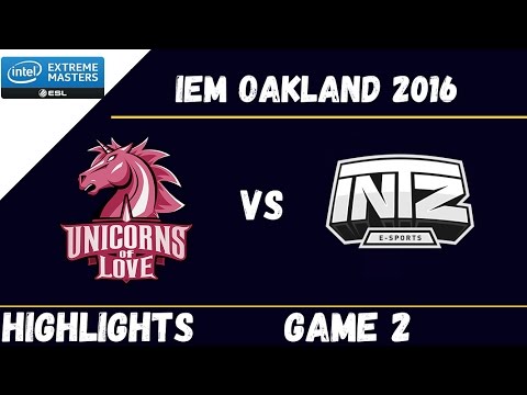 UOL vs ITZ | Game 2 | Highlights IEM Oakland 2016 Unicorns of Love vs INTZ Esports