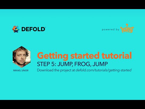 Defold Getting Started Tutorial Step 5 – Jump, frog, jump