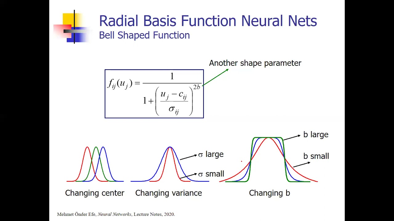 CMP684 Neural Networks by Prof. Dr. Mehmet Önder Efe 13