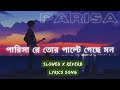 Crush Natok Song Parisa(Slowed x Reverb)| পারিসা|Khairul washi| Lyrics song| Lofi| Al Amin lofi