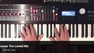 Because You Loved Me - Céline Dion - Piano Cover