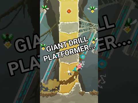 Pixel Art Platformer with a GIANT DRILL... #indie #indiegame #platformer  #gaming  #pngtuber