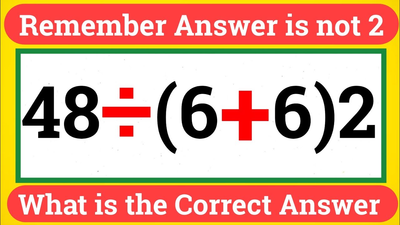 Only 1 in 3 can Solve This Equation! | PEMDAS Rules 