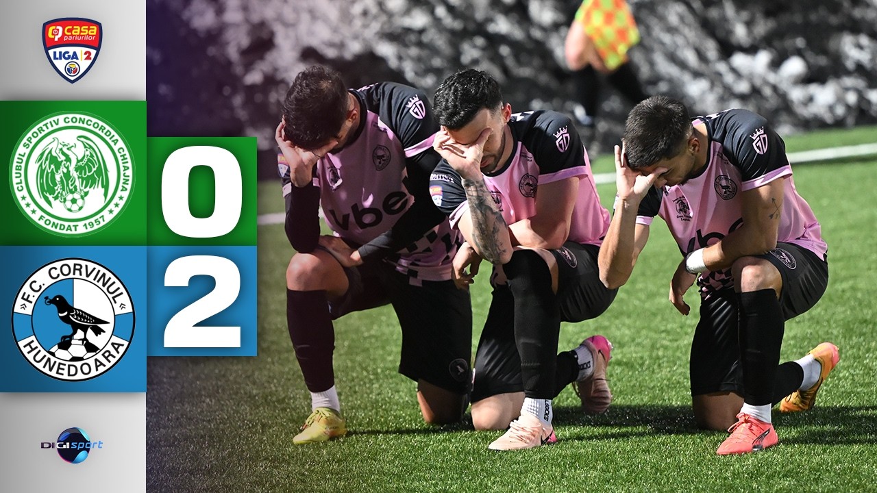 Concordia Chiajna vs Corvinul Hunedoara Highlights