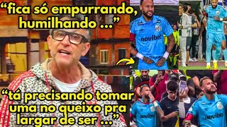 "Hoje só tem Frouxo. Se vc faz isso na minha época..." Neto surta com provocações de Neymar! 