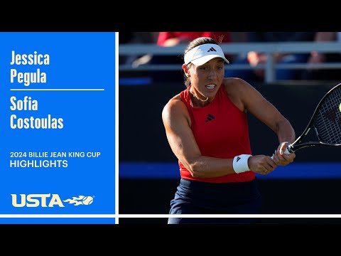 Jessica Pegula vs. Sofia Costoulas | 2024 Billie Jean King Cup Qualifiers