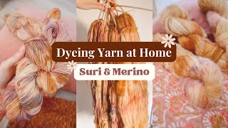Dyeing Yarn at Home | Suri & Merino DK | Lanscapes of Australia