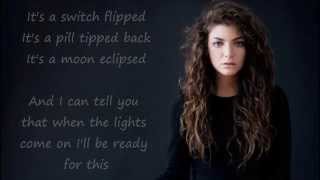 Lorde - Bravado (lyrics)