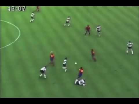 Freddy Rincon scores against West Germany in the WC 1990 (RIP)