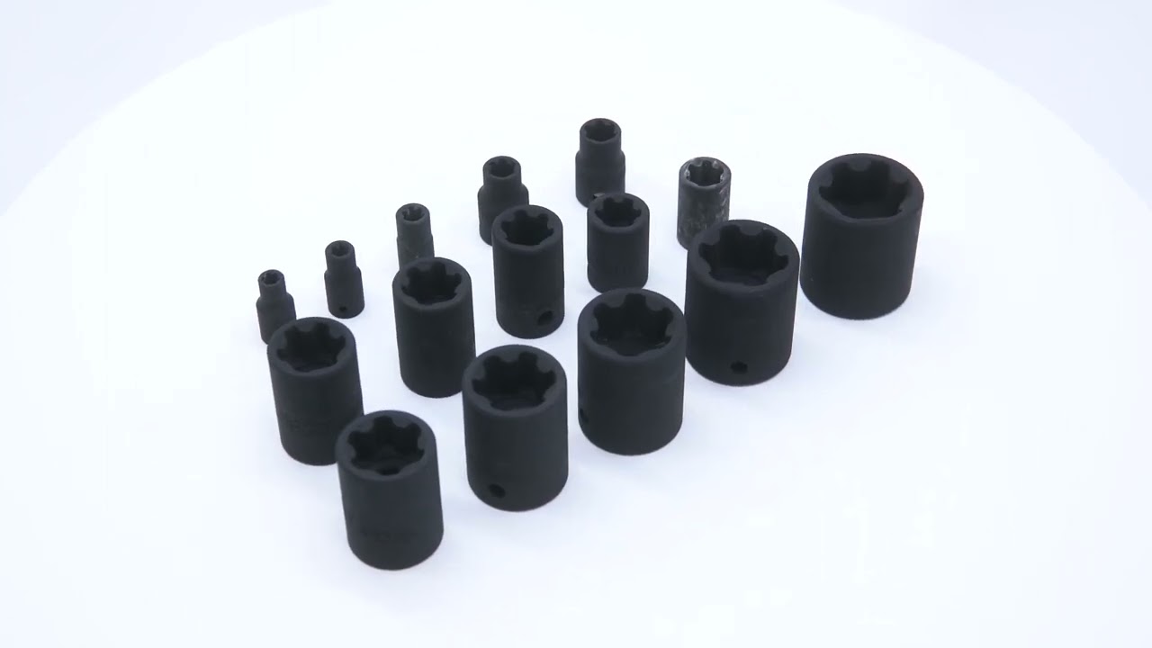 ステンレスパイプ4本　ソケットセット　※車で取りにきてくれる方限定 JTC7006 - 15PCS EPスタープラスソケットセット - 1/4（差込6.3mm）EP6