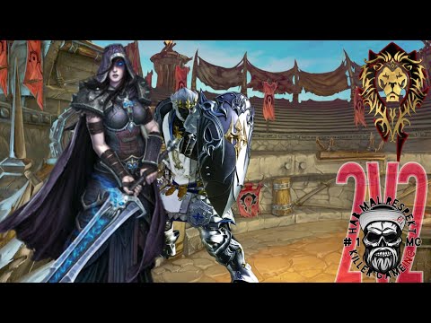 Unholy Dk and Prot Paladin WoW BFA 8.1 PVP - 2v2 Season 2 - March Part 1