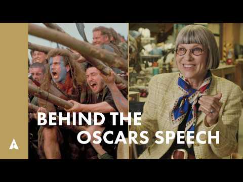 Thumbnail of the video: Lois Burwell | 'Braveheart' | Behind the Oscars Speech