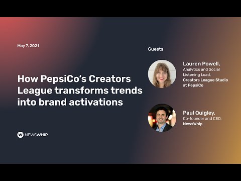 How PepsiCo's Creators League transforms trends into brand activations