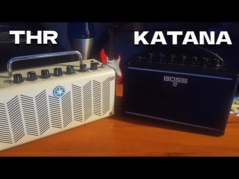 Yamaha THR VS Boss Katana Mini  - Mini Amp Comparison