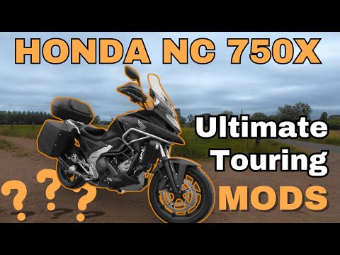 Honda NC750X Touring Mods & Accessories | Honda NC750X DCT Vlog |