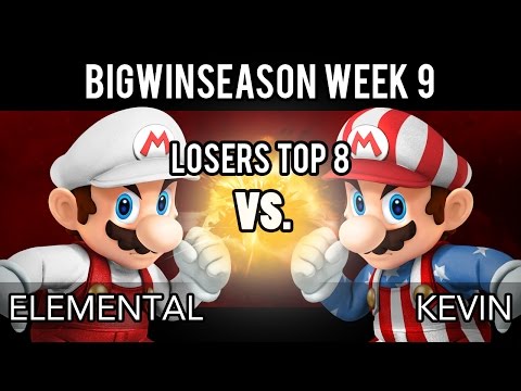 BigWinSeason Week 9 - Losers Top 8 - Kevin (Mario) VS Elemental (Mario)