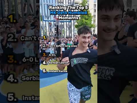 Ranking The Top 5 MK Gets Humbled Moments #mk #basketball