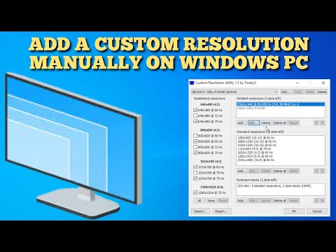 How to manually set a custom resolution on your Windows PC with CRU 2022 Guide
