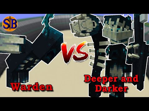 Sathariel Battle - Warden vs Deeper and Darker | Fabric Minecraft Mob Battle