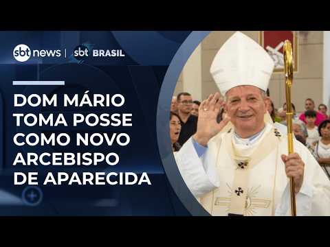Dom Mário toma posse como novo arcebispo de Aparecida; Alckmin comparece na celebração | #SBTBrasil