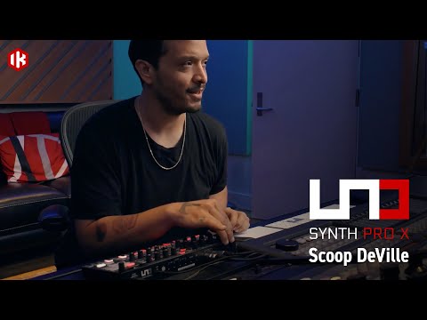Scoop DeVille on UNO Synth PRO X paraphonic dual filter analog synthesizer