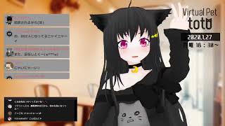 【SHOWROOM】totoฅ•ω•ฅとある猫カフェ＜ミラー配信＞