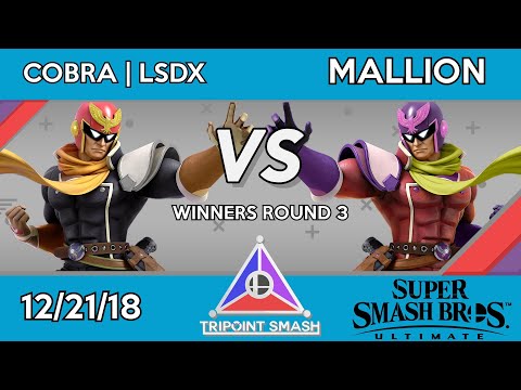 Tripoint Smash 40 - Winners Round 3 - COBRA | LSDX (Captain Falcon) Vs. Mallion (Captain Falcon)