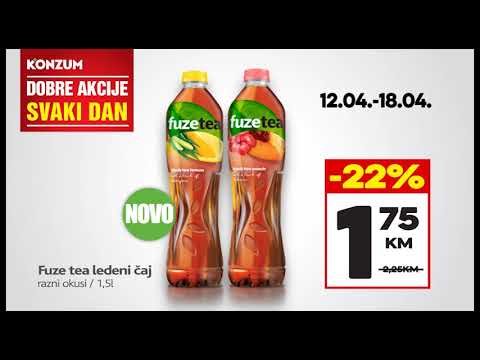 Novi Konzum katalog donosi DOBRE AKCIJE SVAKI DAN! 12.04.-18.04.2018.