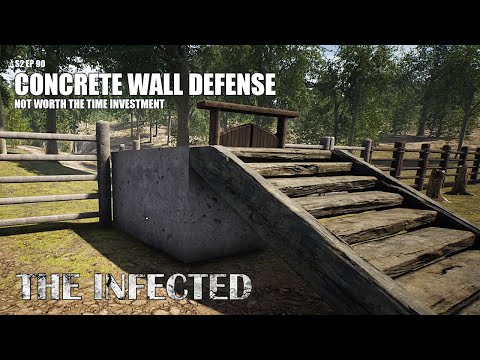 Concrete Wall Defense (not so good) | The Infected Gameplay | S2 EP90