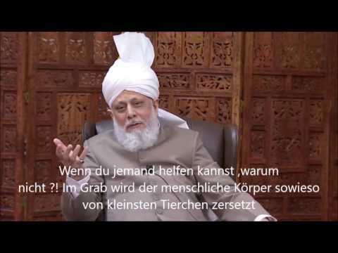 Ist die Organspende im Islam erlaubt? Islam Ahmadiyya