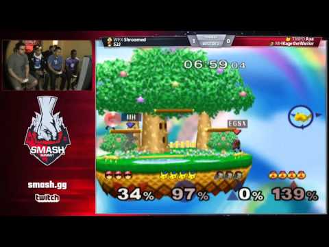 Shroomed/S2J vs Axe/Kage - Doubles LB - Smash Summit