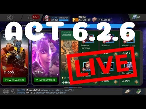 Live ACT 6.2.6 100% PUSH - Marvel Contest of Champions